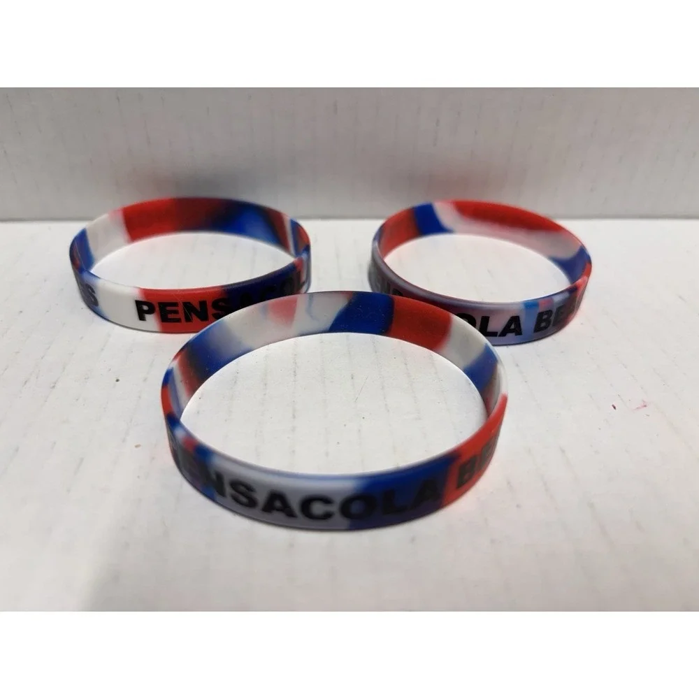 3‎ MARRIOTT Pensacola Beach silicone bracelet wristband Blue Angels summer 2025